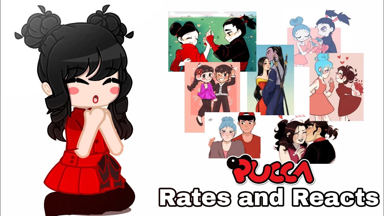 Pucca Rates and Reacts to Ships || All Parts || Pucca and Friends || Gacha Club