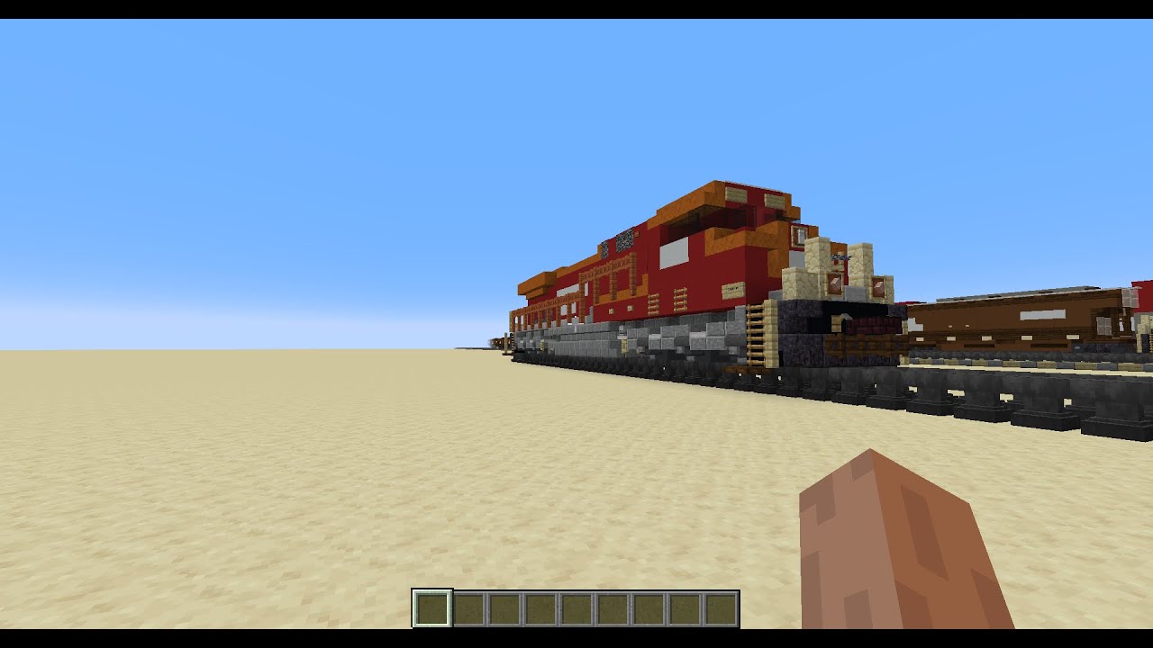 minecraft Canadian Pacific AC4400CWM tutorial