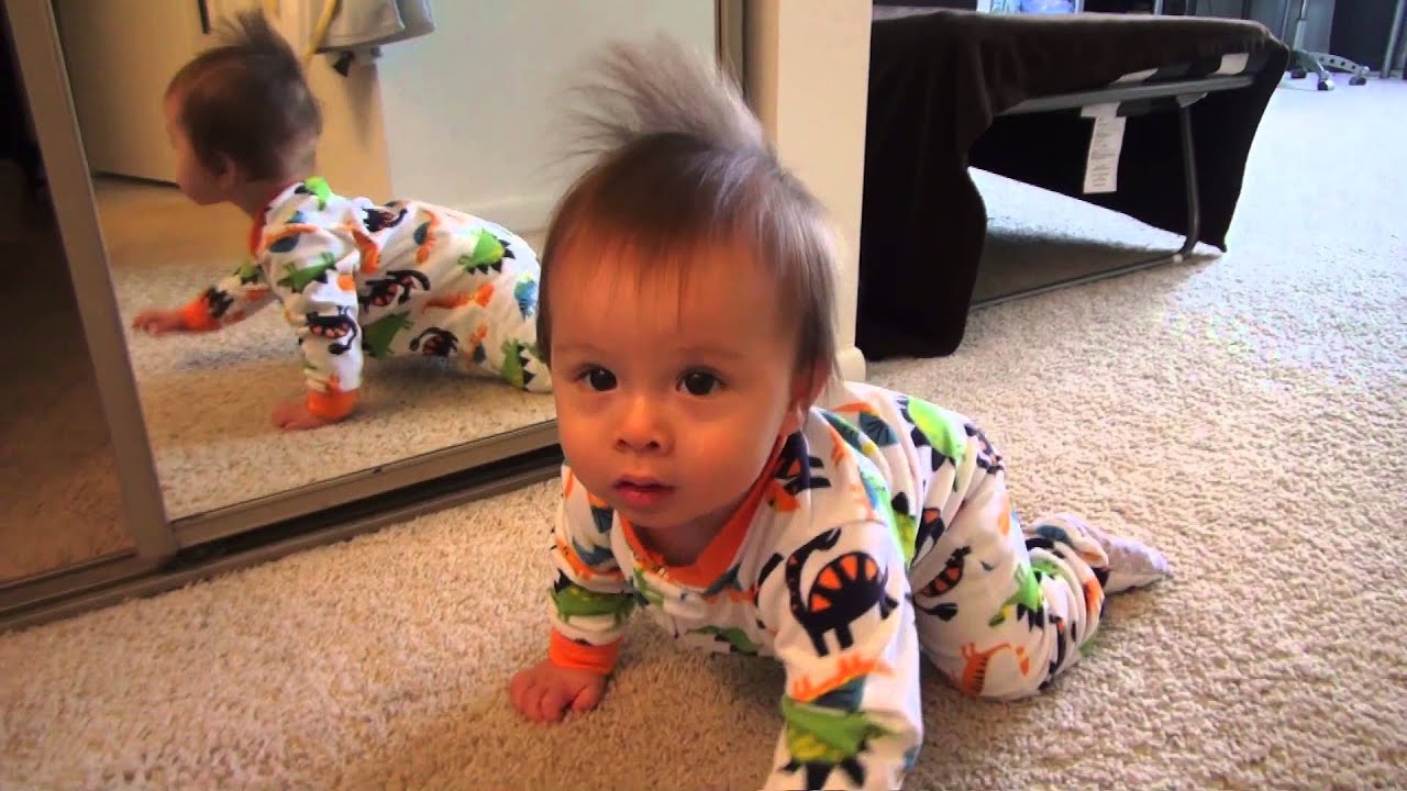 10 month old Baby Brian Crawling & Playing Around the House