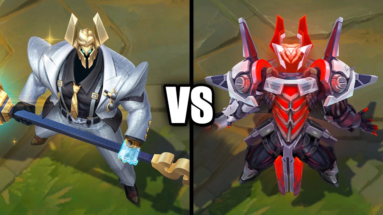 Prestige Money Miser Mordekaiser vs PROJECT Mordekaiser Skins Comparison (League of Legends)