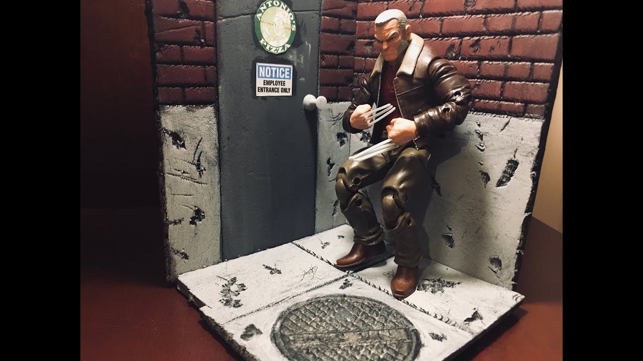 Easy Back Alley Diorama Display Tutorial for 1/12 Scale Action Figures