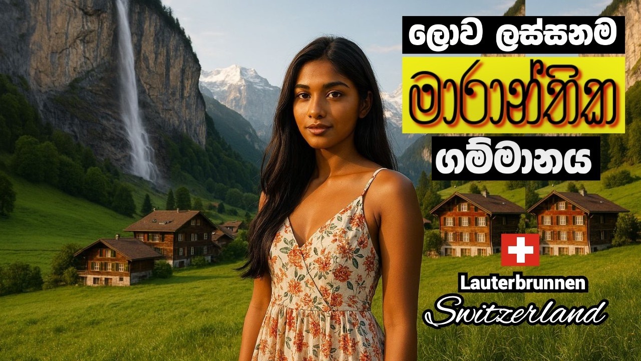 A Guide to Lauterbrunnen, Switzerland 🇨🇭 යන්න කලින් දැනගන්න.