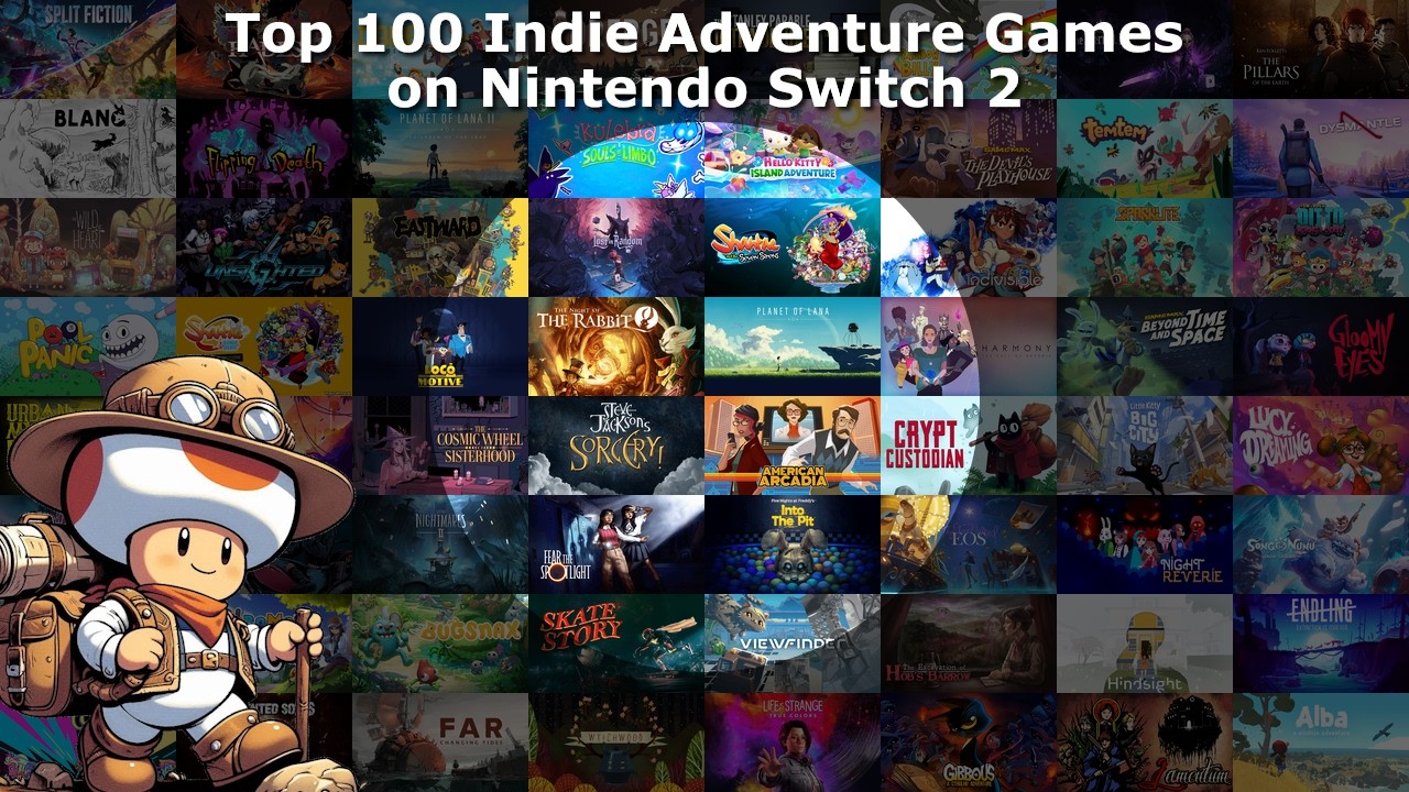 Топ-100 инди-приключенческих игр для Nintendo Switch и Nintendo Switch 2 [Выпуск от 18.03.2026]
