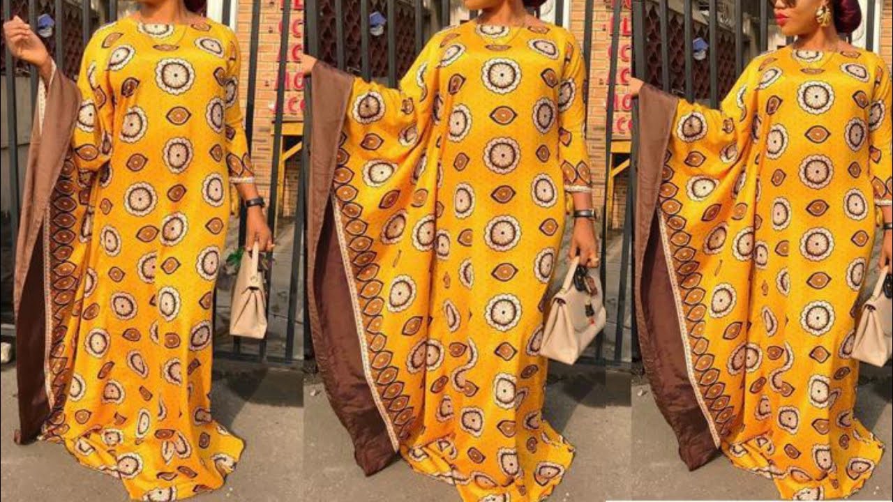 How to cut and sew a one sided bubu dress