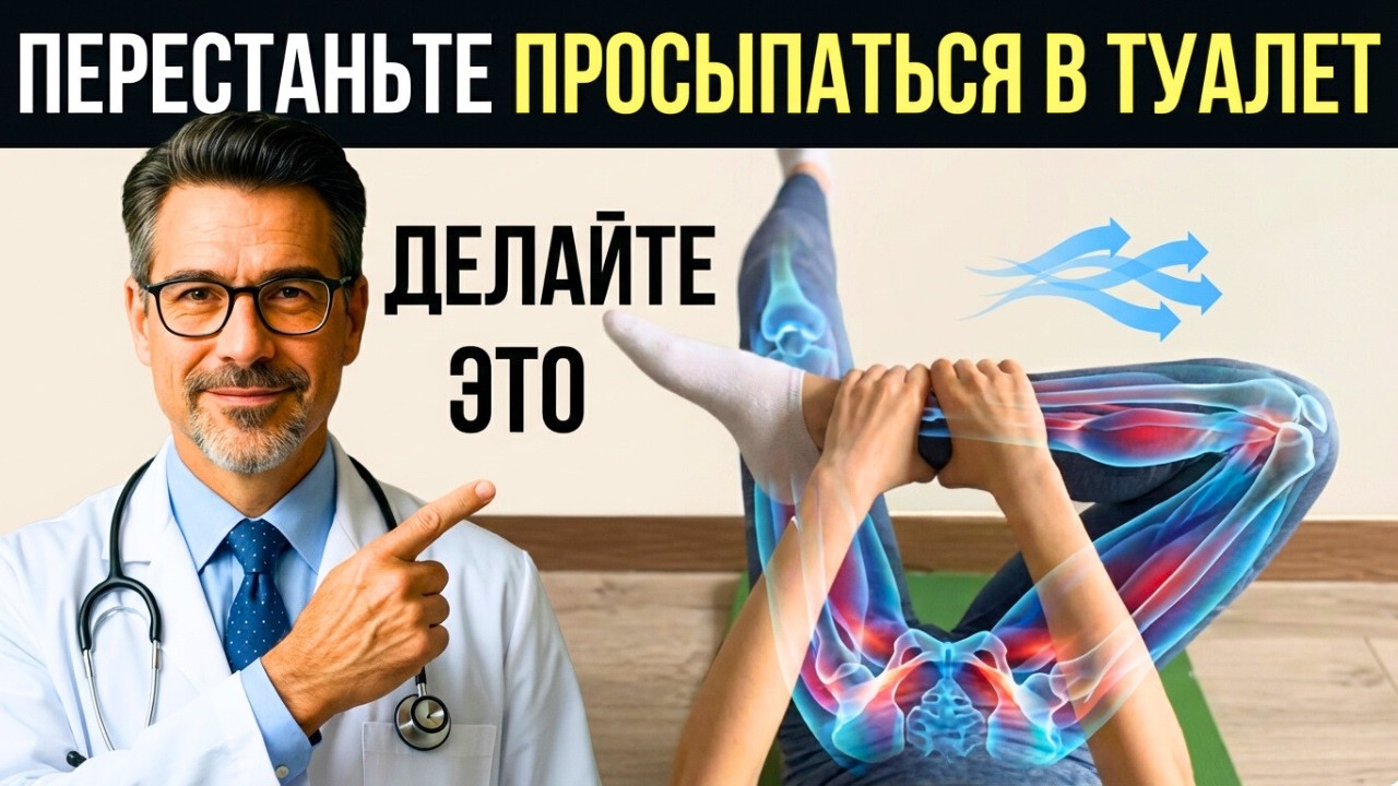 🚽 Как перестать бегать в туалет по ночам? Сделайте ЭТО за 2 часа до сна 🌙