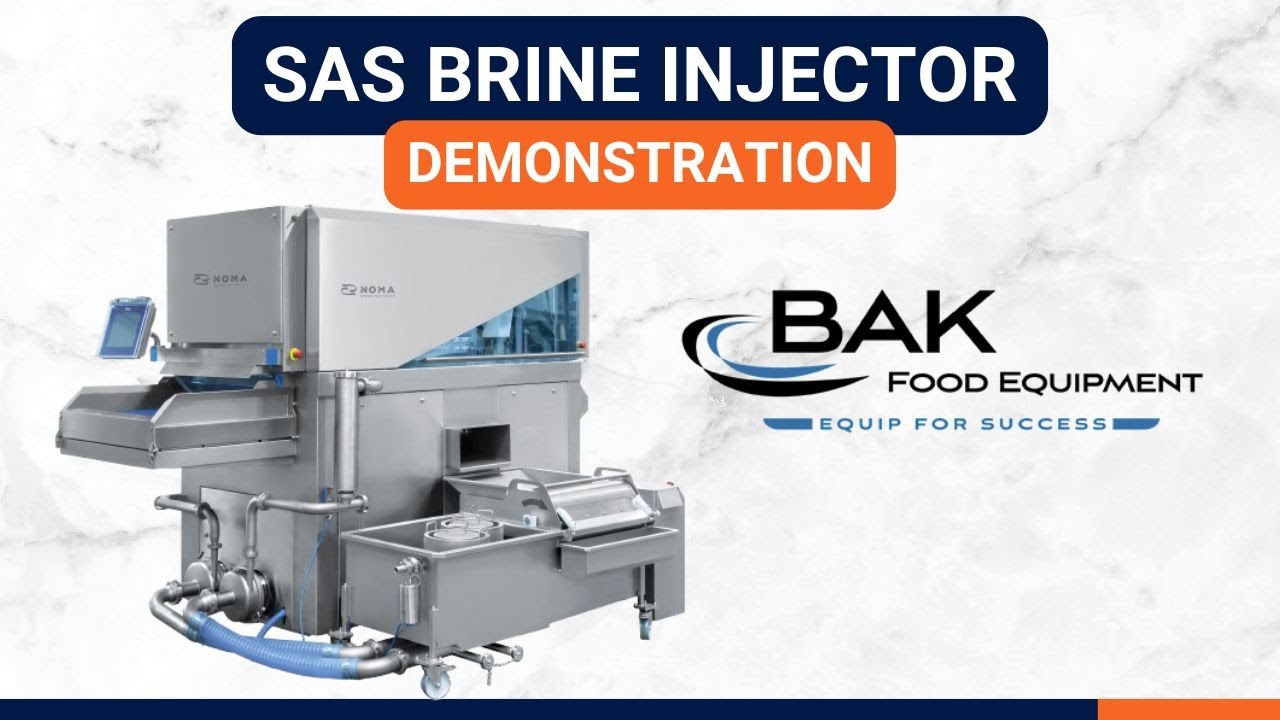Brine Injector Demonstration (SAS MH-212) - Food Processing Equipment