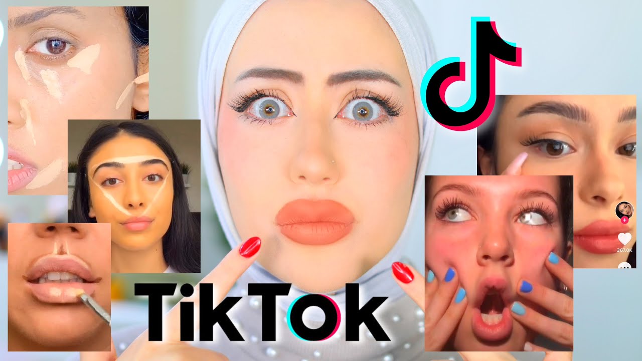 حطيت مكياج كامل باستخدام خدع التيك توك 😱 شوفوا النتيجه !! الجزء الثاني ✨ || شهد ناصر 🌸
