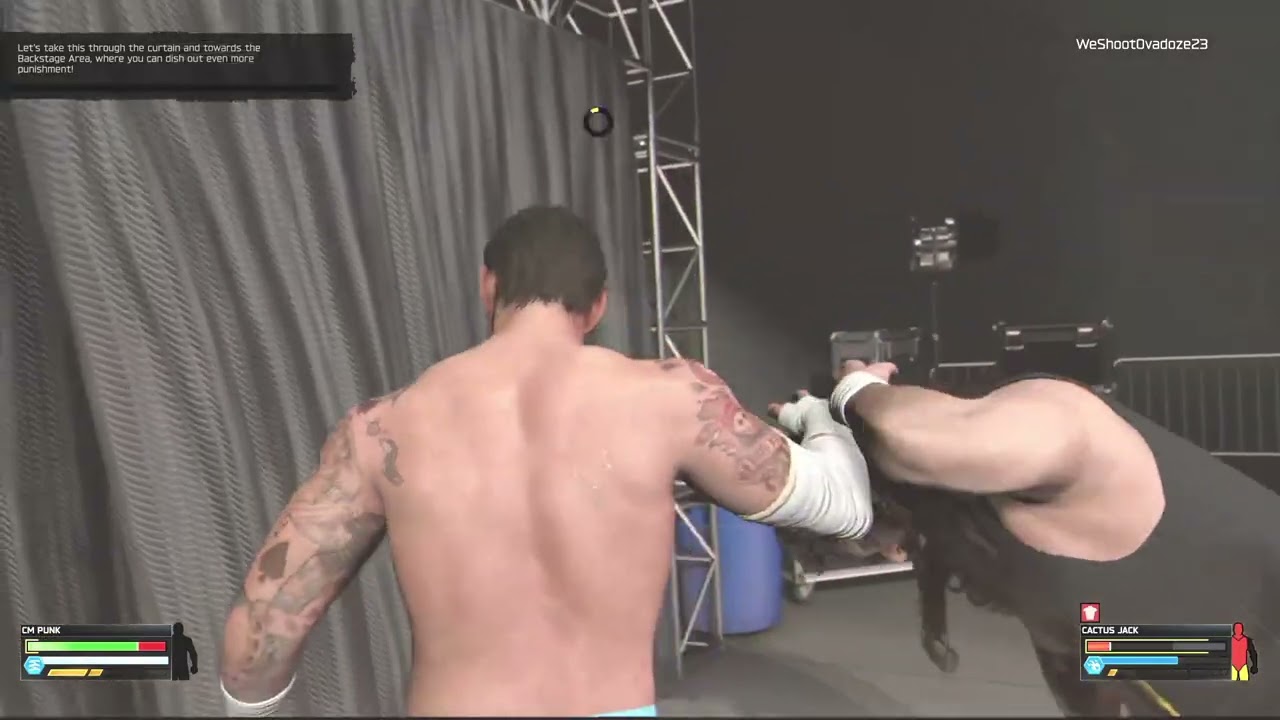 CM PUNK VS CACTUS JACK ECW HARDCORE HEAVEN 1994 #wwe2k26