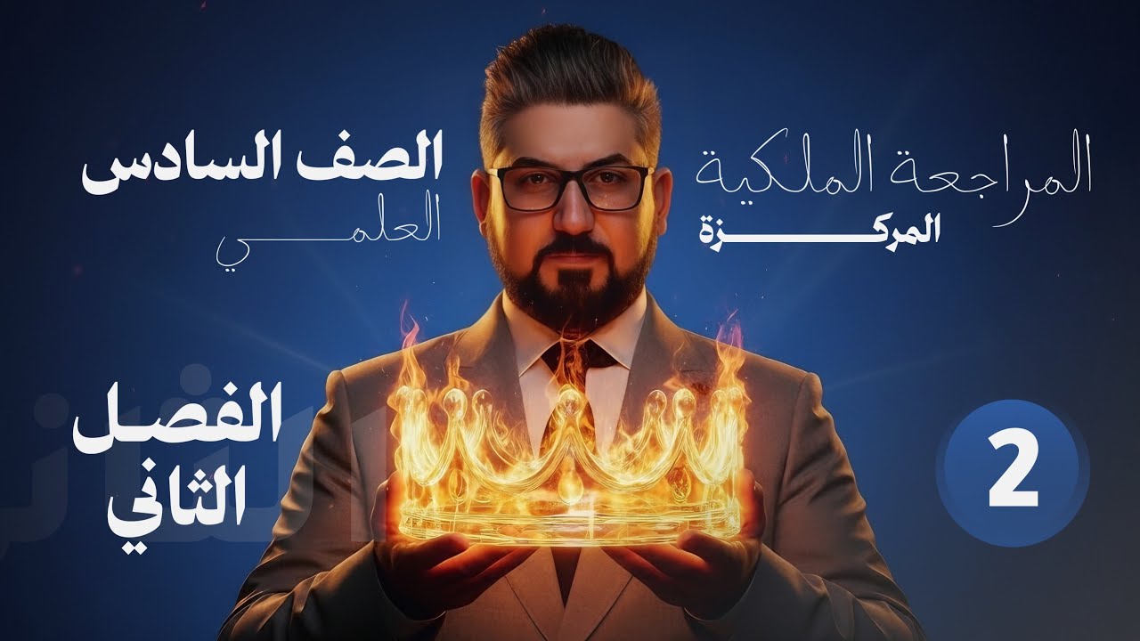 رياضيات السادس العلمي / الفصل الثاني / المراجعة المركزة للقطع  الناقص
