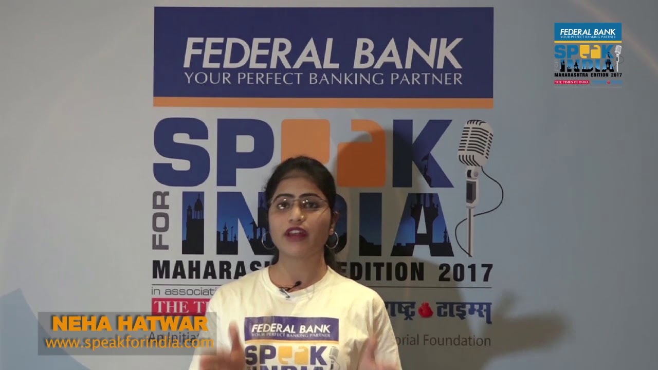 Neha Hatwar - Speak for India Maharashtra edition Top 27 contestant.