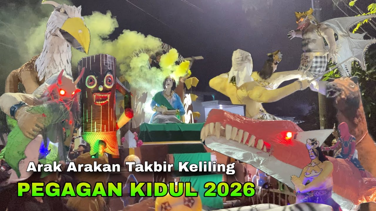 Full Arak Arakan Takbir Keliling Desa PEGAGAN KIDUL 2026 Kapetakan Cirebon