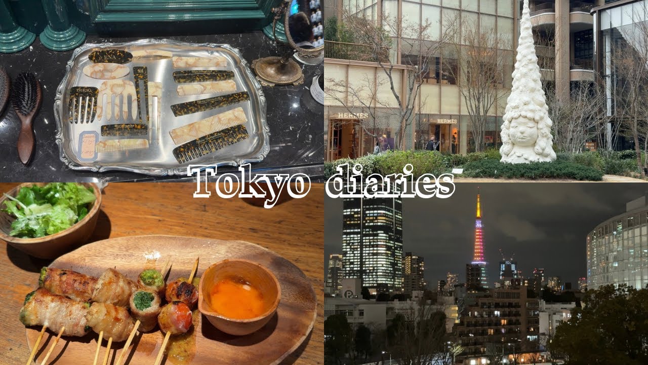 JAPAN TRAVEL DIARIES | ep. 46 visit Roppongi Azabudai Hills 🌸☕️🛍️📚🥓🥂