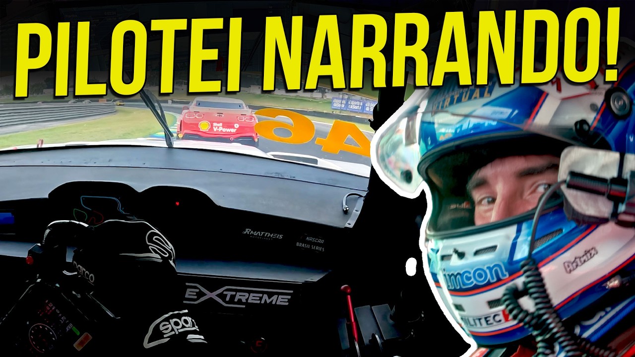 Corrida NASCAR | Visão do Cockpit com Narração do Piloto