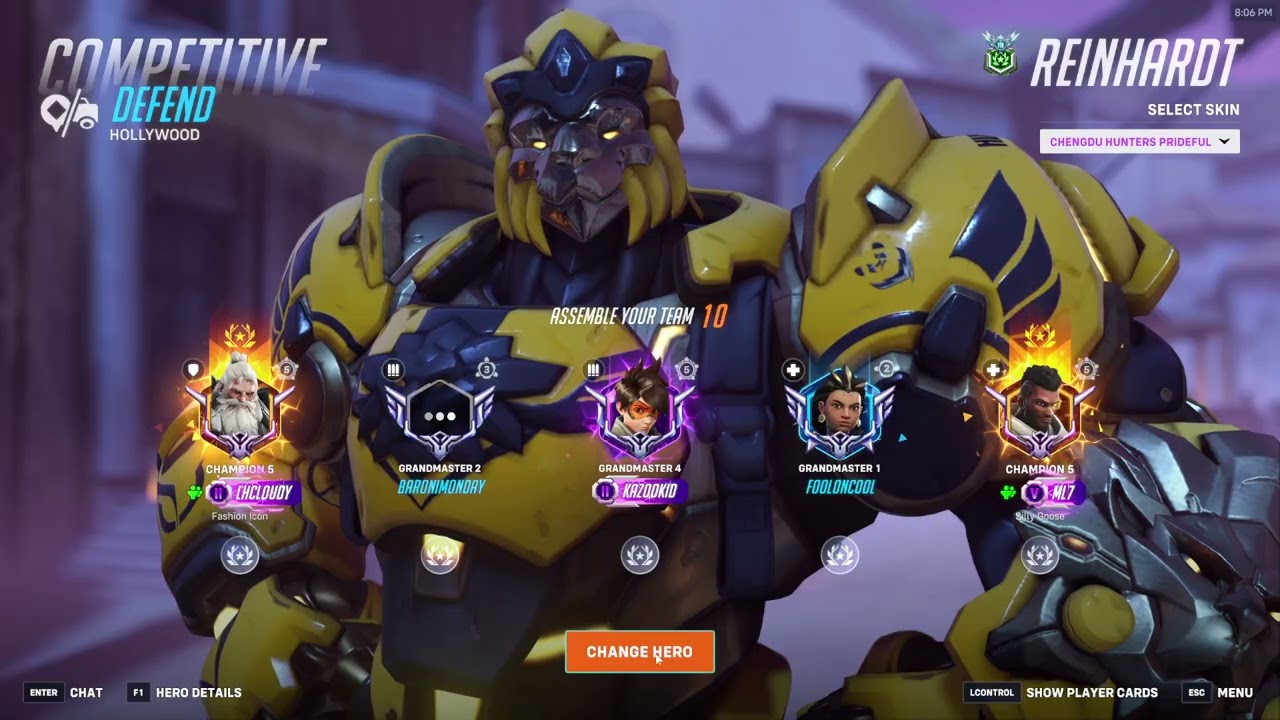 Как LHCloudy создаёт пространство с помощью чистой агрессии &mdash; OVERWATCH 2 СЕЗОН 19 ТОП-500