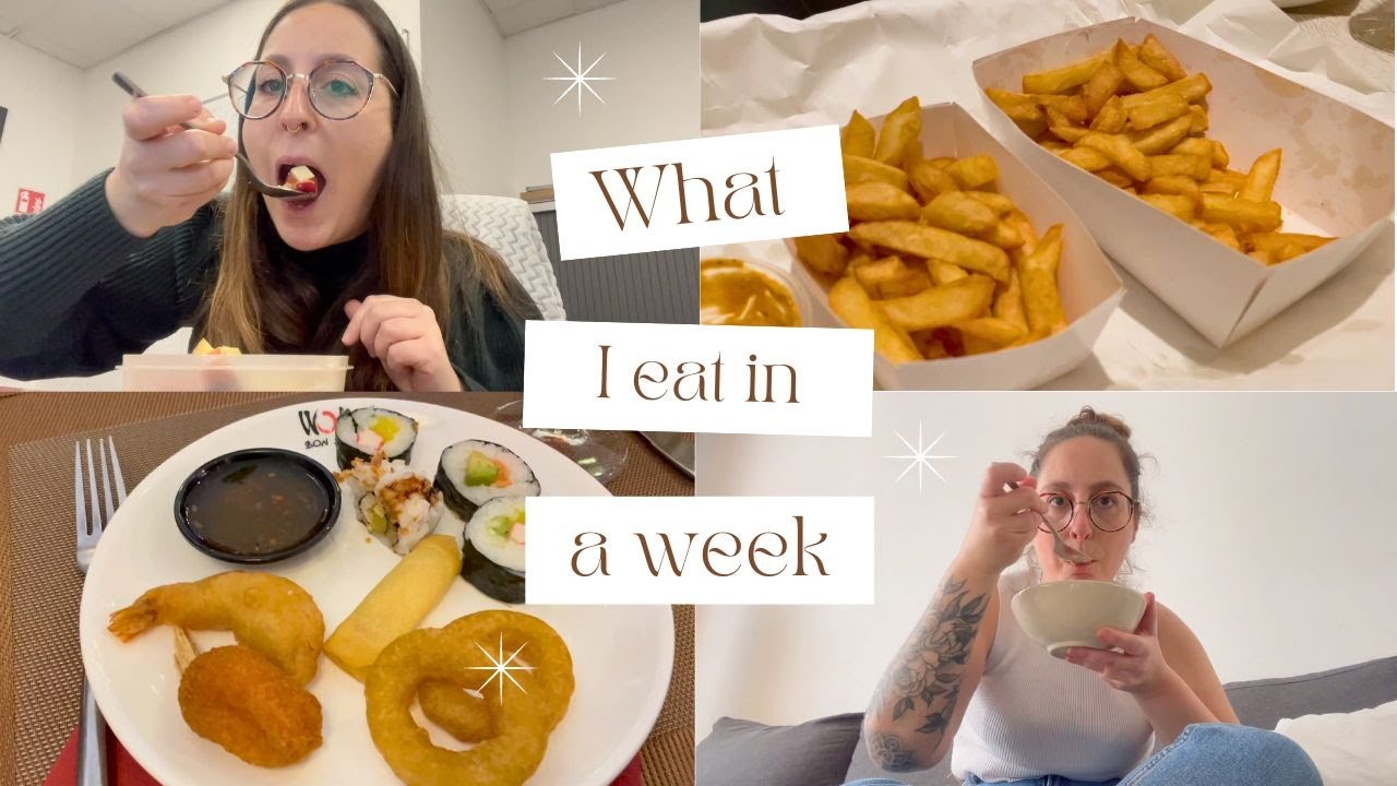 ASMR - WHAT I EAT IN A WEEK 🤍 (semaine complète)