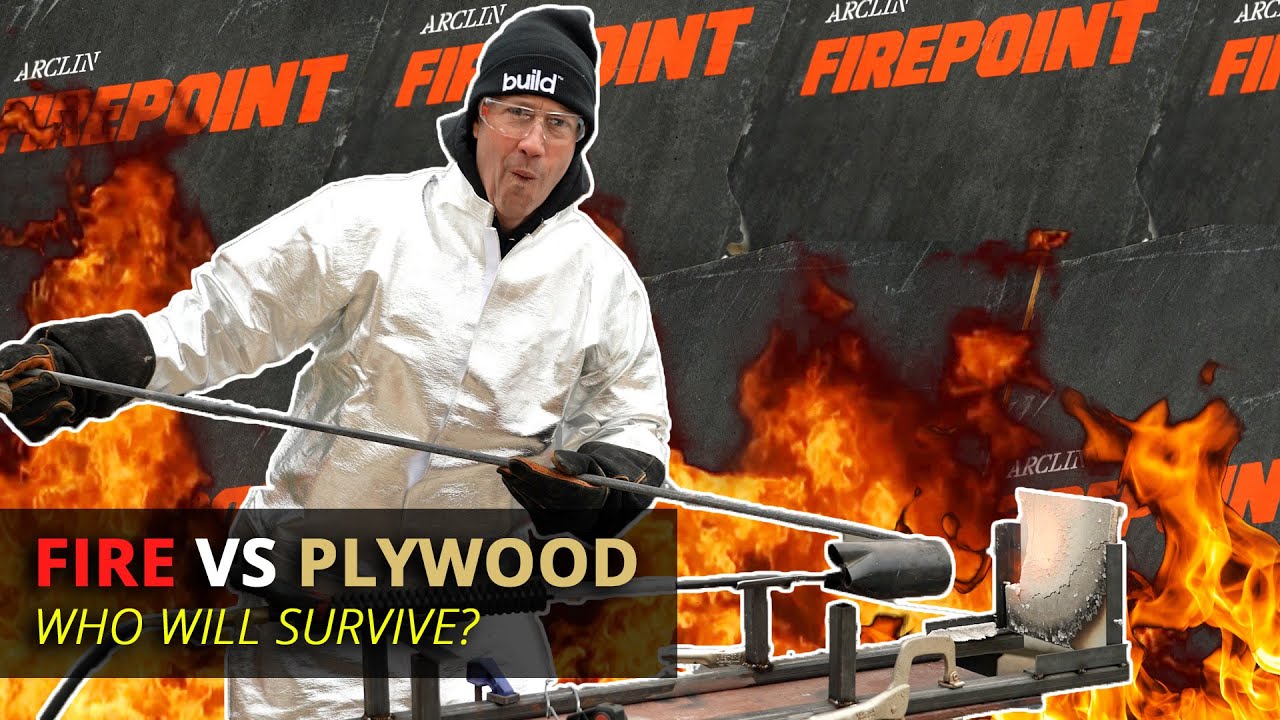 Brand New Fire-Resistant Plywood Gives 90 Minutes against Fire!  Let&rsquo;s test it!