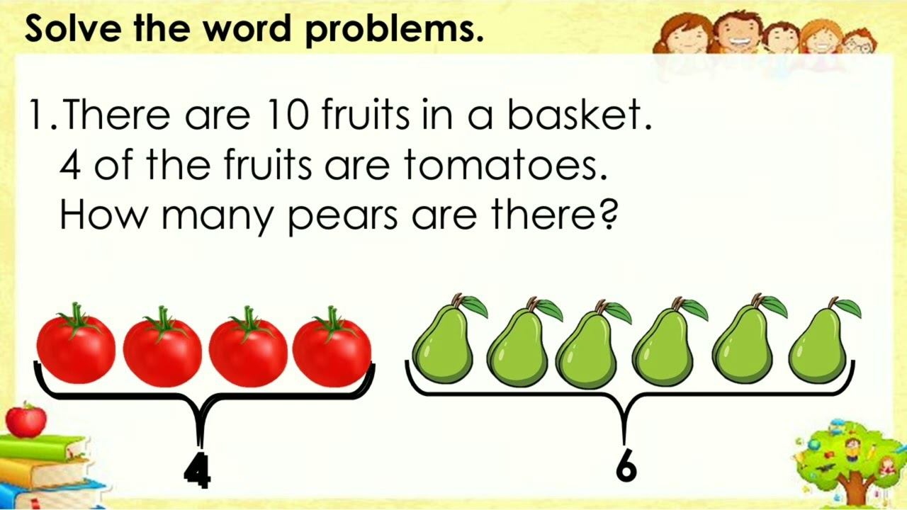 Word Problems involving Subtraction