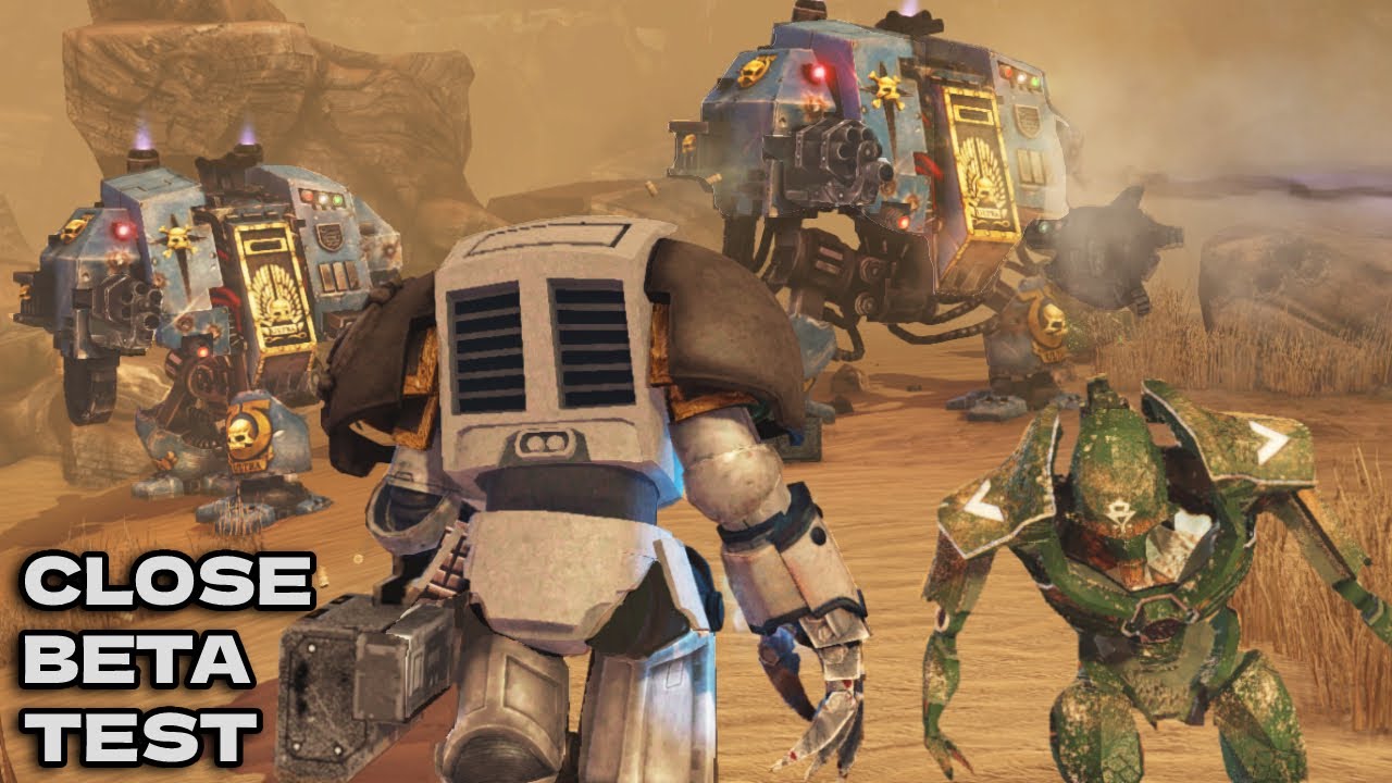 IS IT REAL?! Terminators & Dreadnoughts vs Necrons! - Warhammer 40k: Space Marine (Augmented Mod)
