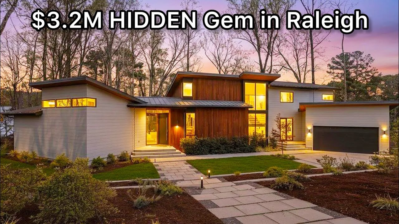 This 5,200 Sq Ft Raleigh NC Modern Mansion Will Blow You Away | Luxury Home Tour
