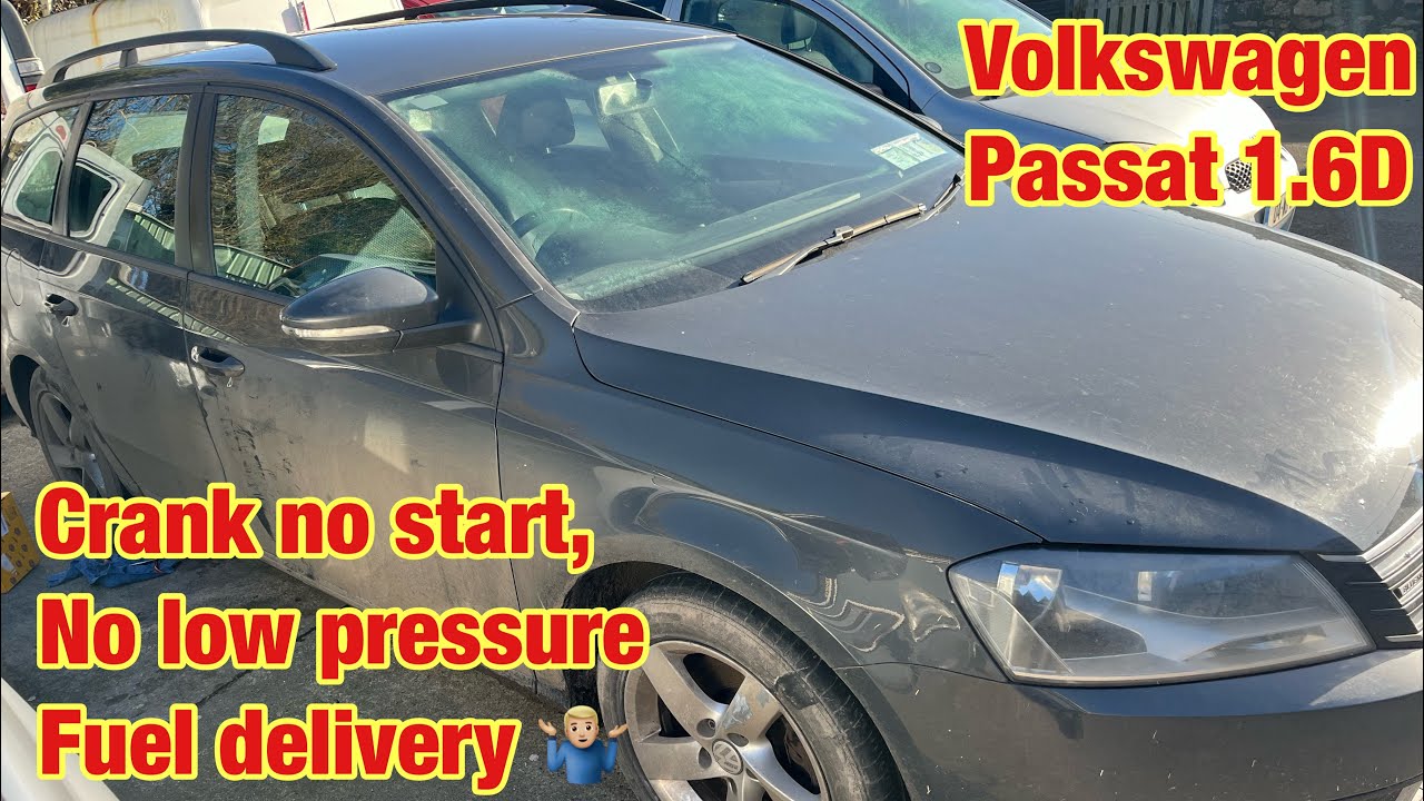 Volkswagon Passat, low pressure fuel delivery issue 🤷🏼&zwj;♂️🤷🏼&zwj;♂️