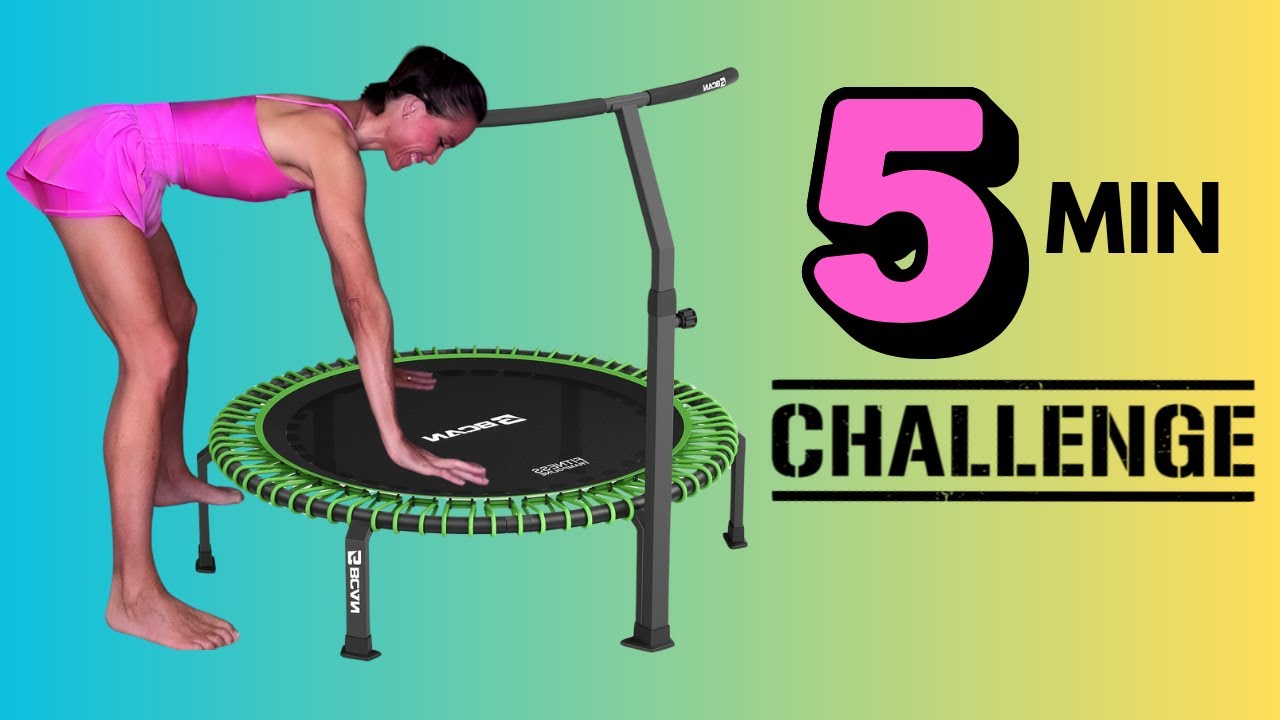 Most INTENSE 5-Minute Plank Challenge You’ll Ever Try | 5m Rebounder Challenge | Upper Body & Core