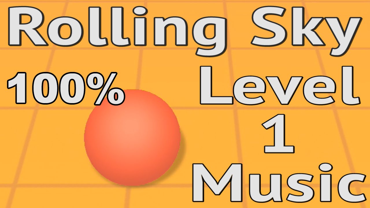 Rolling Sky Level 1 100% Complete