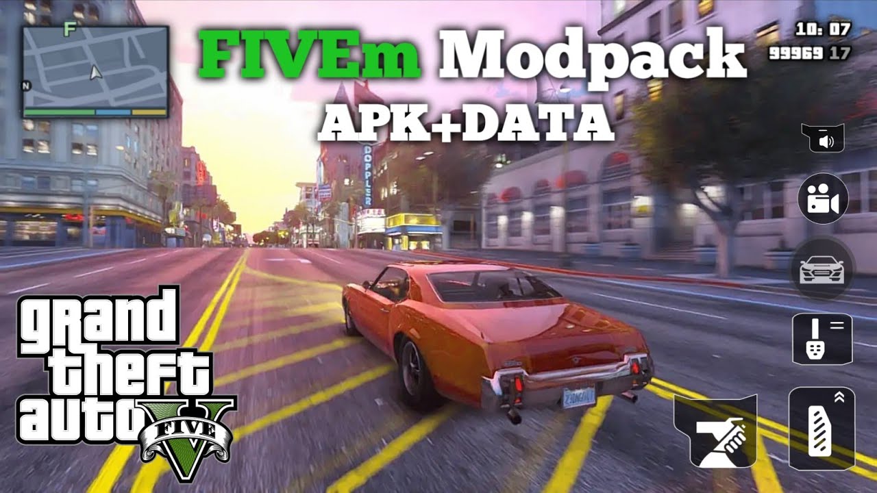 GTA Sa Android FIVEm Modpack - High Version &ndash; Full Skins + GTA V Style Mapping