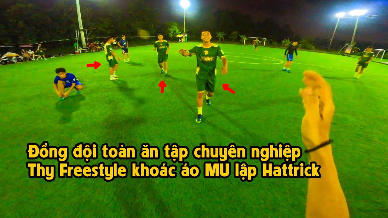 THY FREESTYLE đá bóng phủi tại HÀ NỘI cùng MUVN FC có ngay Hattrick bàn thắng với chân không thuận