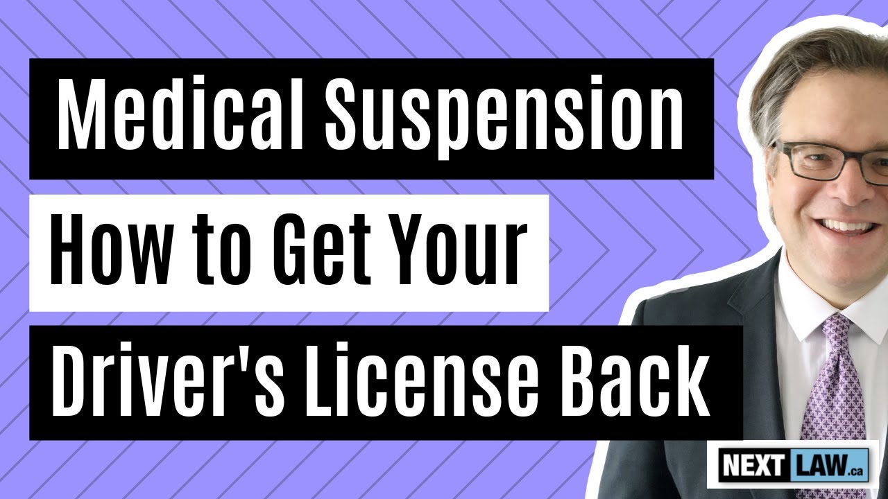 Drivers License Medical Suspension - How To Get Your License Back