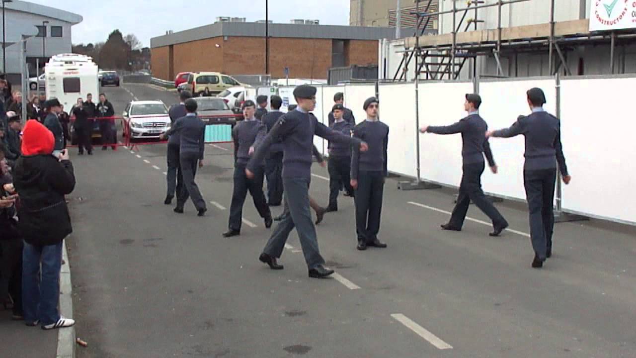 Woking Squadron ATC Cadre Cadets Continuity Drill performance
