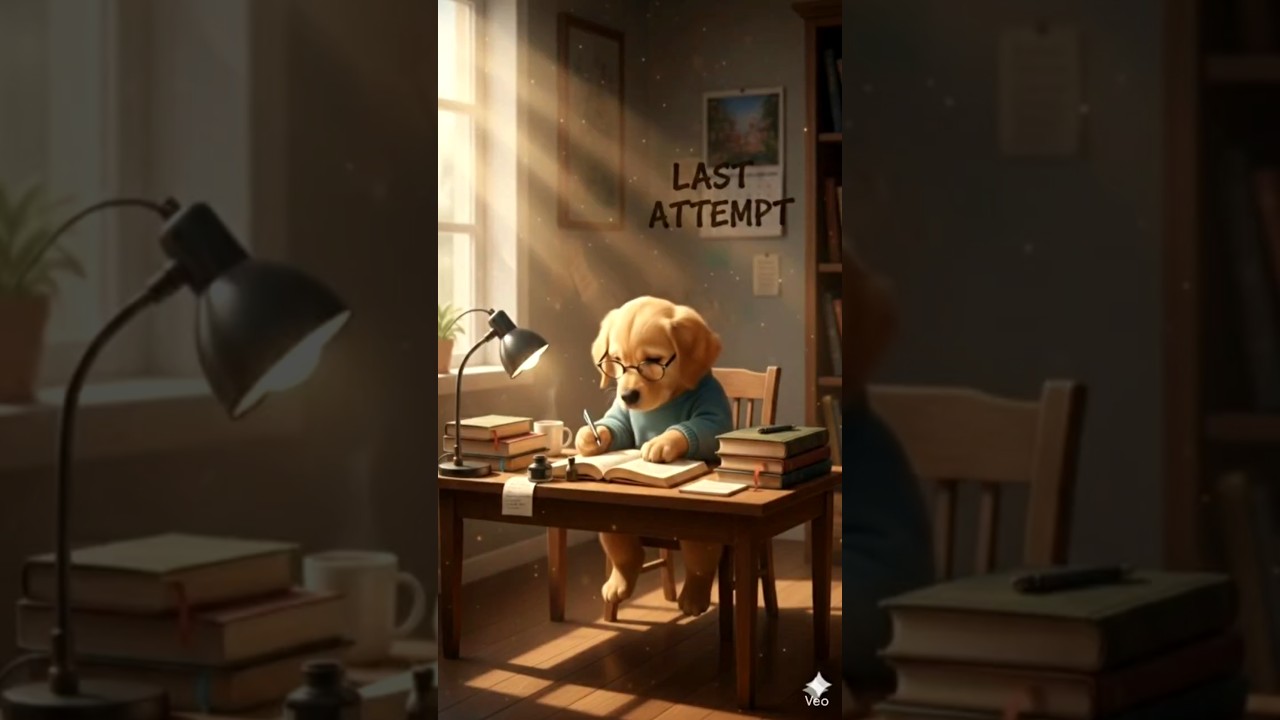 puppy bna last attempt me IAS|| puppy motivational story| puppy IAS officer|