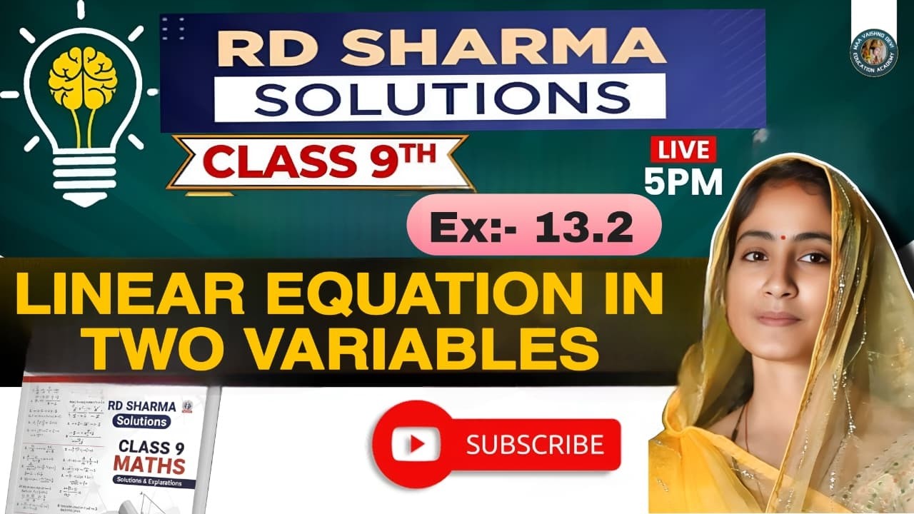 R.D , SHARMA  CLASS 9th CHAPTER ( CIRCLE ) Ex :- 13.2 LIVE 👍By :- Reena ma