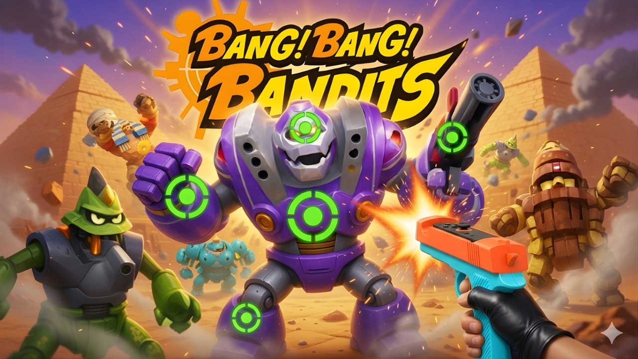 ⭐ Bang! Bang! Bandits – Nintendo Switch Rail Shooter Longplay
