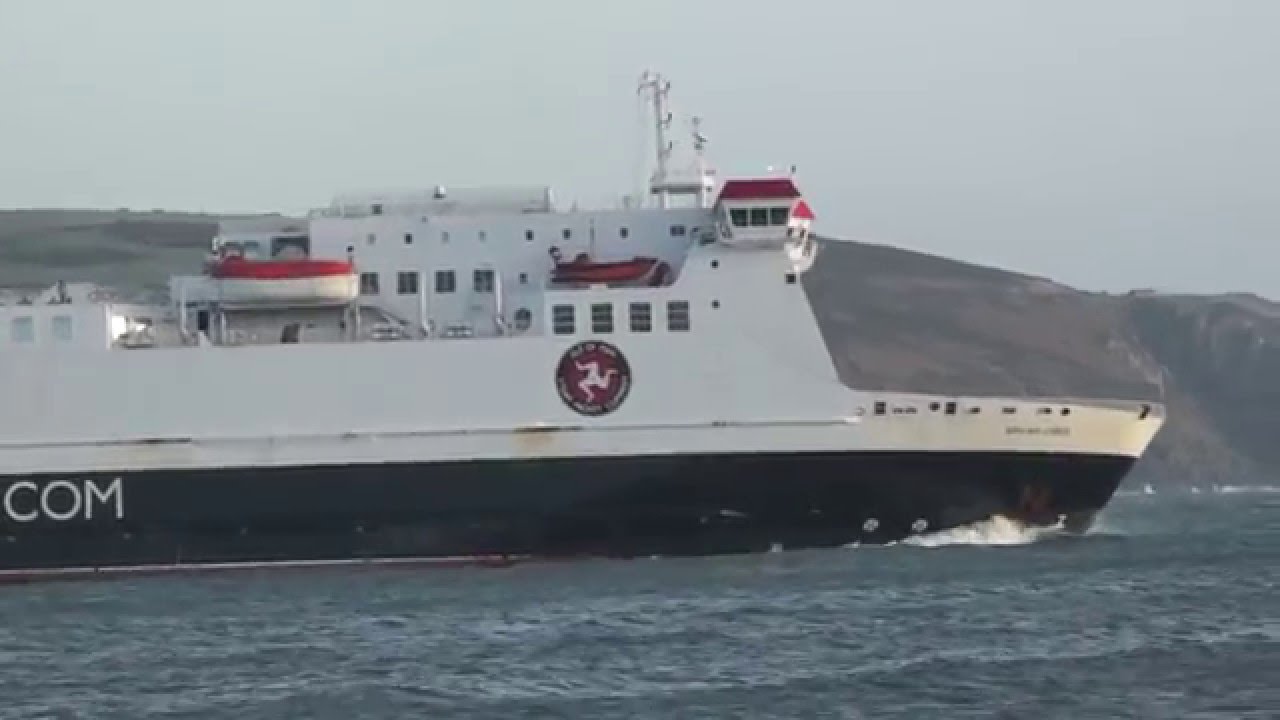 Ben My Chree leaving Douglas Harbour