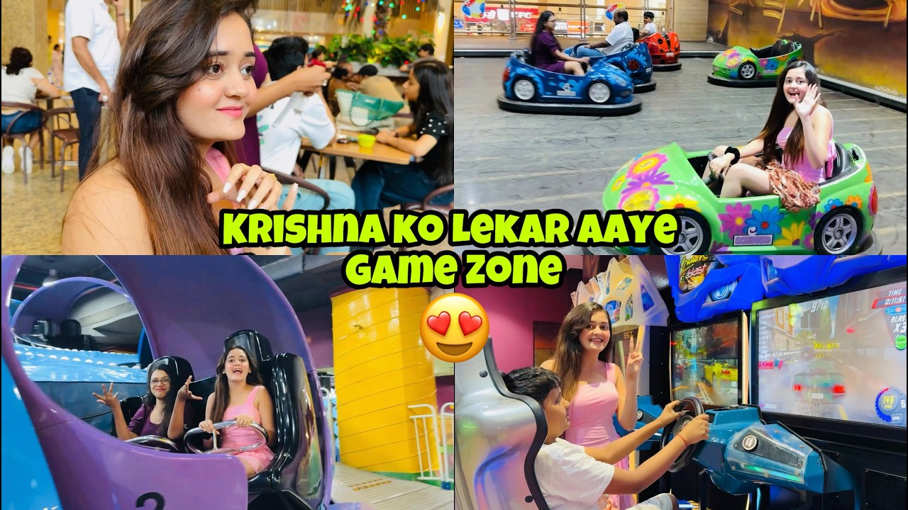 Full Day ke Mumbai  Shopping Mall Game Zone With Krishna & Bindass kavya Family