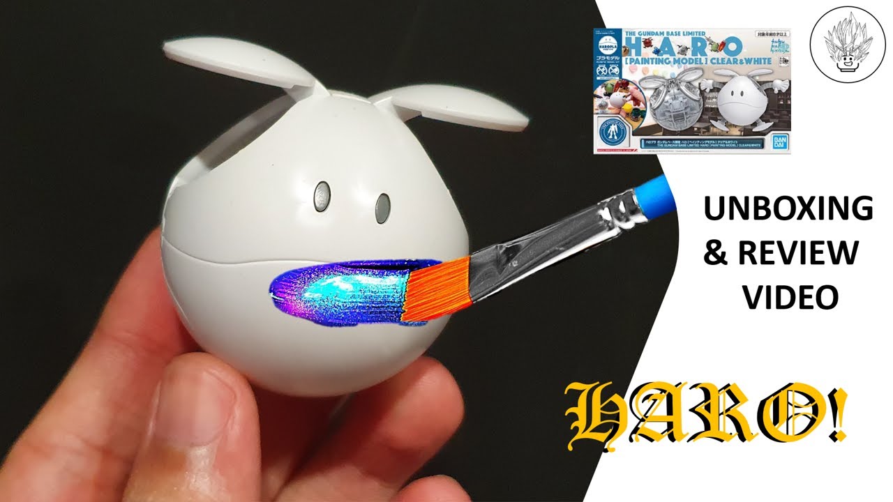 [3] Haro [Painting Model] Clear & White | UNBOXING & REVIEW| Gundam Base Limited |