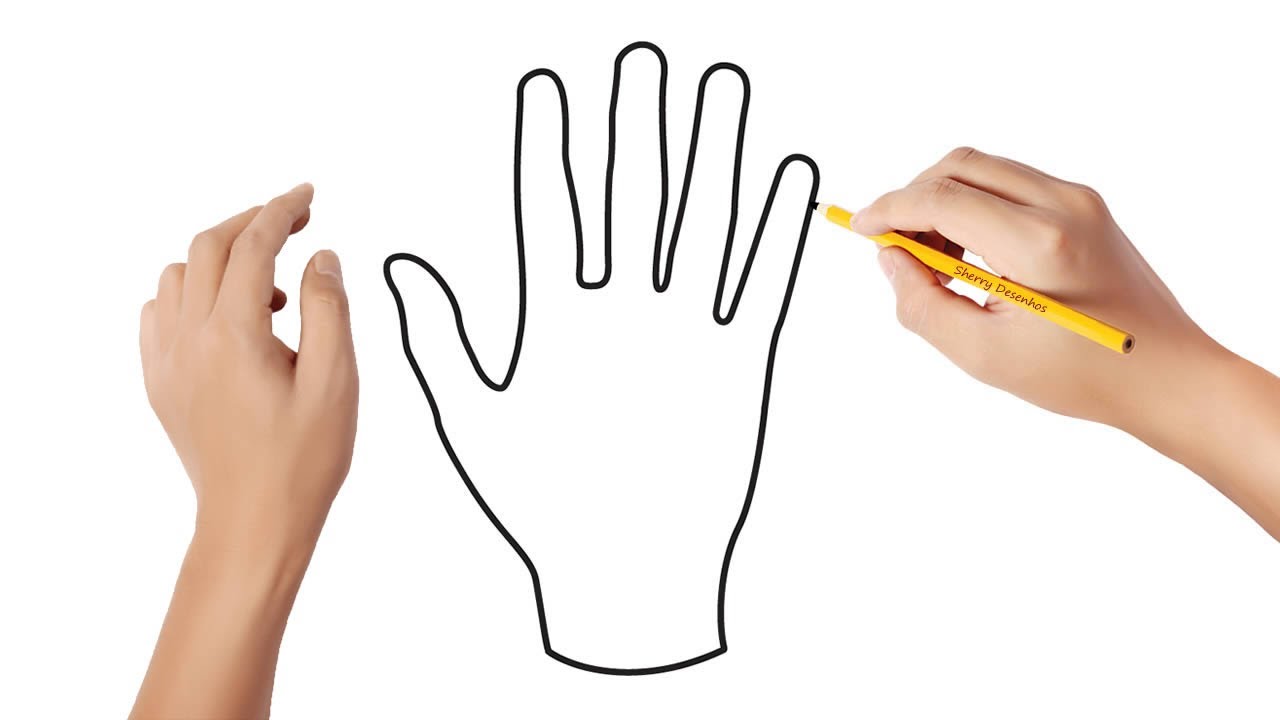 Como desenhar uma m&atilde;o #2