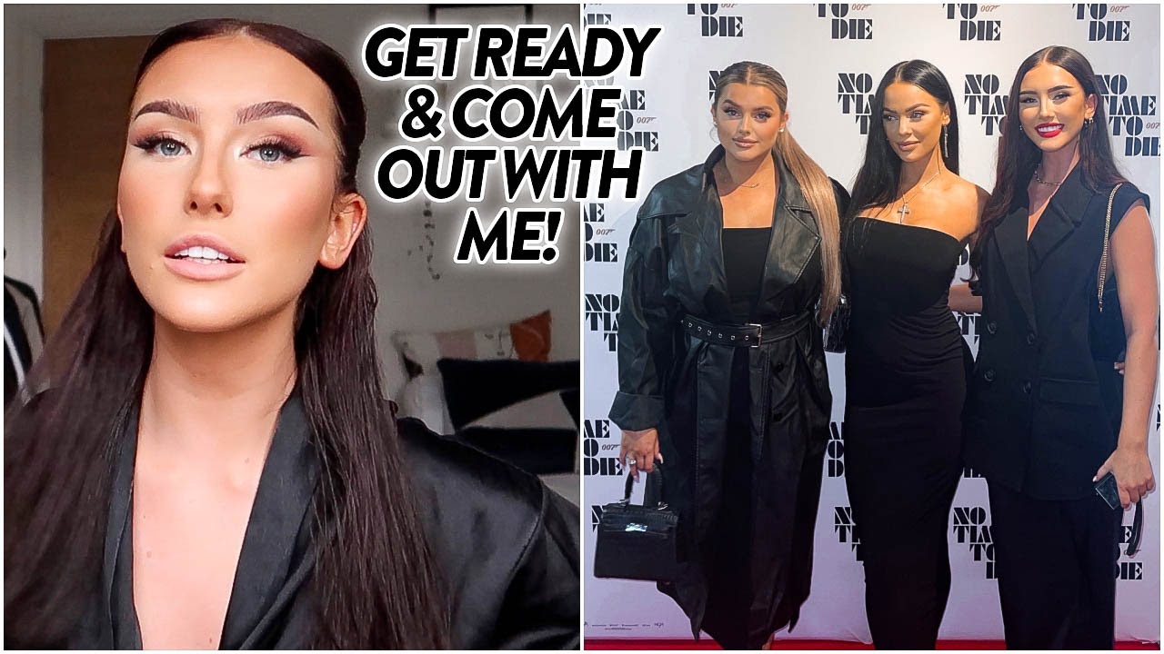 GET READY & COME OUT WITH ME! james bond premiere with the girls!! | Hannah Renée