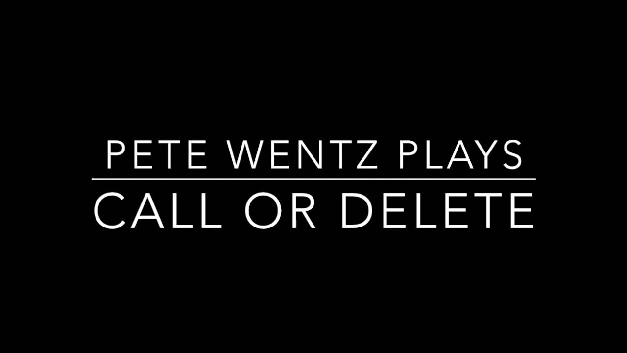 Pete Wentz plays Call Or Delete (Michael Clifford & Dan Howell)
