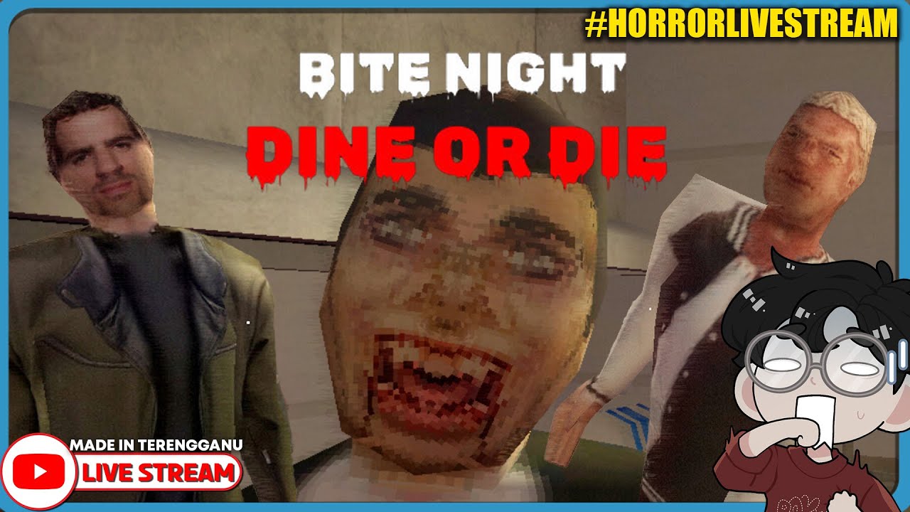 *SERAM!!* MACAM KENAL LA HANTU NI! ||🔴 Bite Night: Dine or Die (Malaysia) #HorrorLivestream