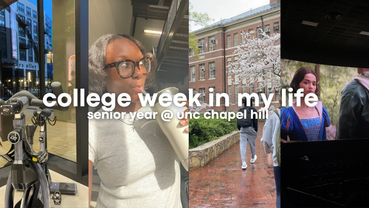 college week in my life as a senior @ unc chapel hill