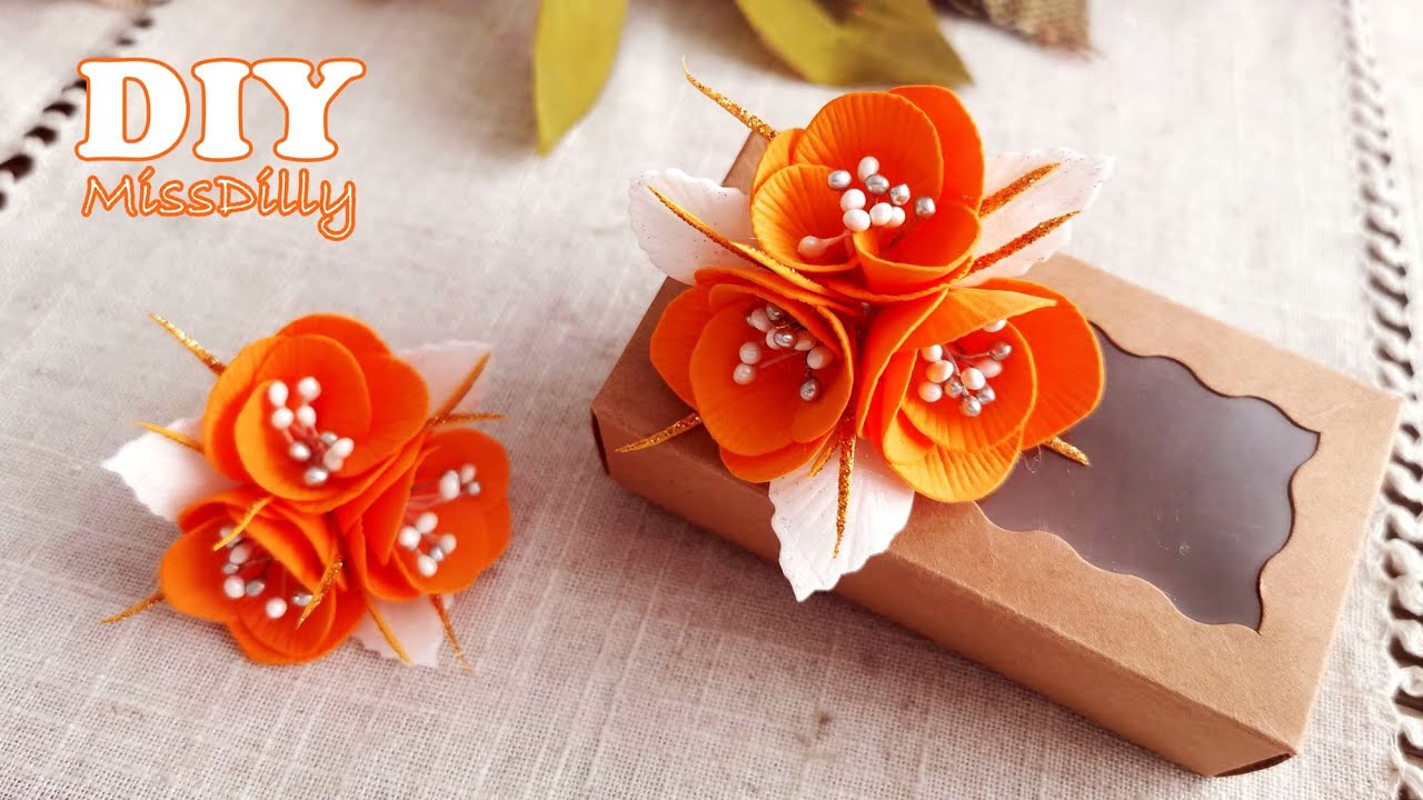 Flower Craft Ideas with Foam Sheet🌸Easy Flowers🌸Eva foam flowers ideas 