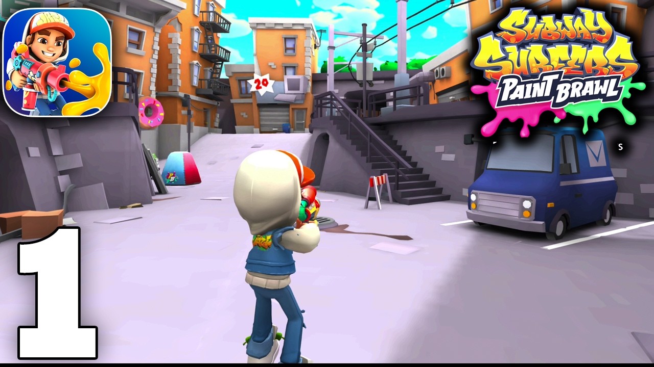 Прохождение игры Subway Surfers Paint Brawl, часть 1 (iOS, Android)