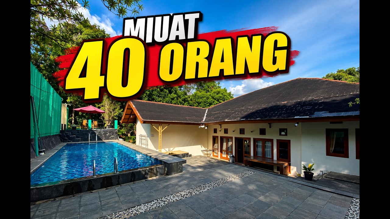Villa IMS 7 Kamar Lembang Bandung | Fasilitas Lengkap + Kolam Renang Pribadi
