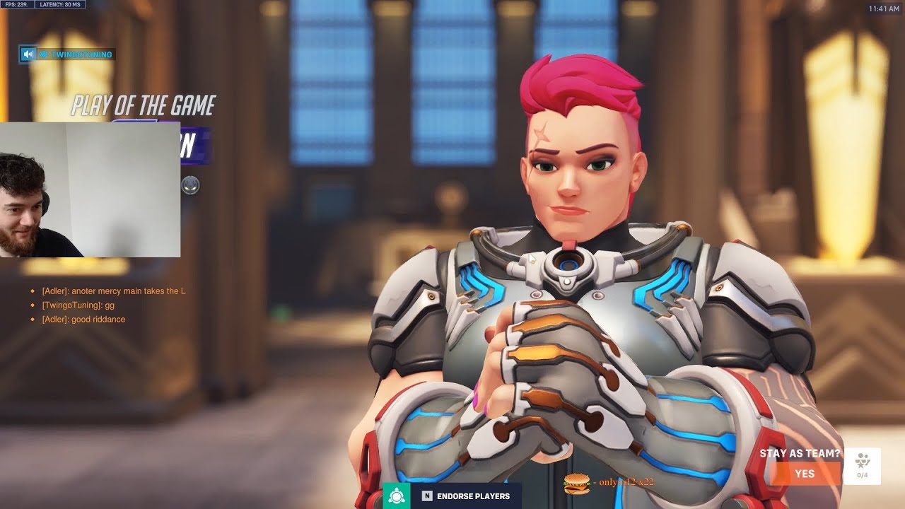 POTG - DAFRAN ZARYA OVERWATCH 2 GAMEPLAY SEASON 16 TOP 500