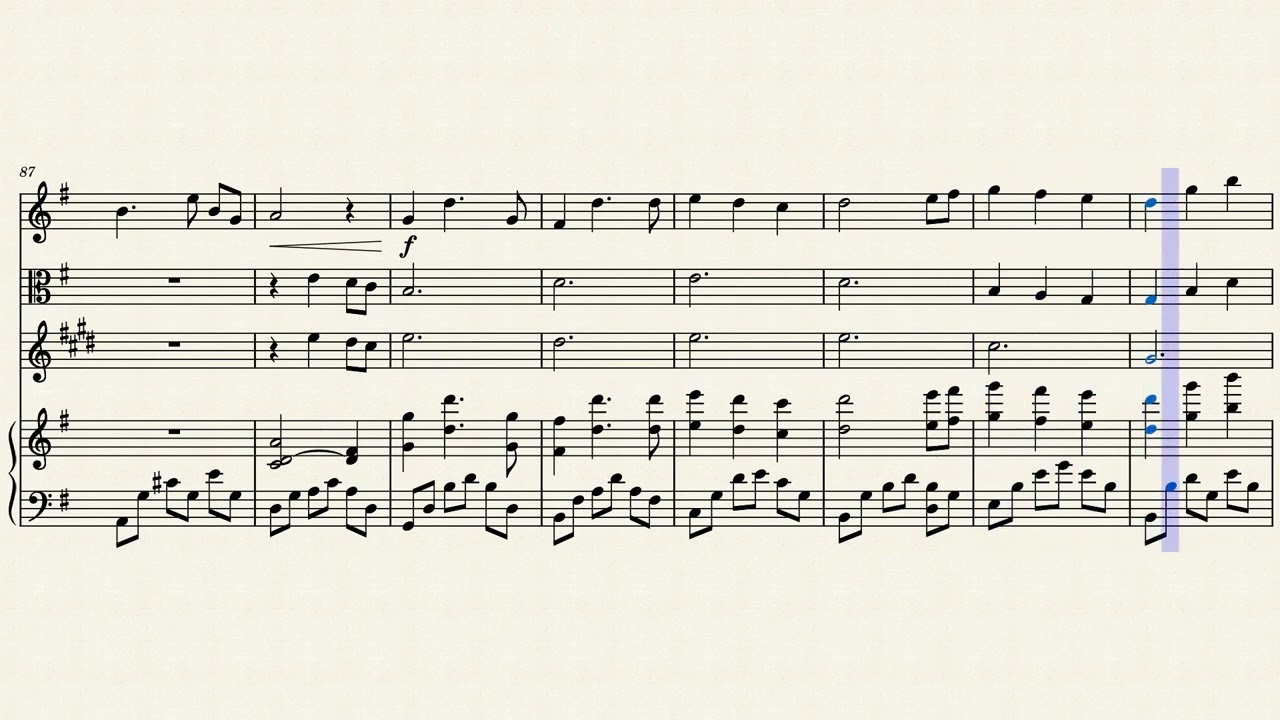 Studio Ghibli Medley for mixed quartet (Sheet Music) / スタジオジブリメドレー