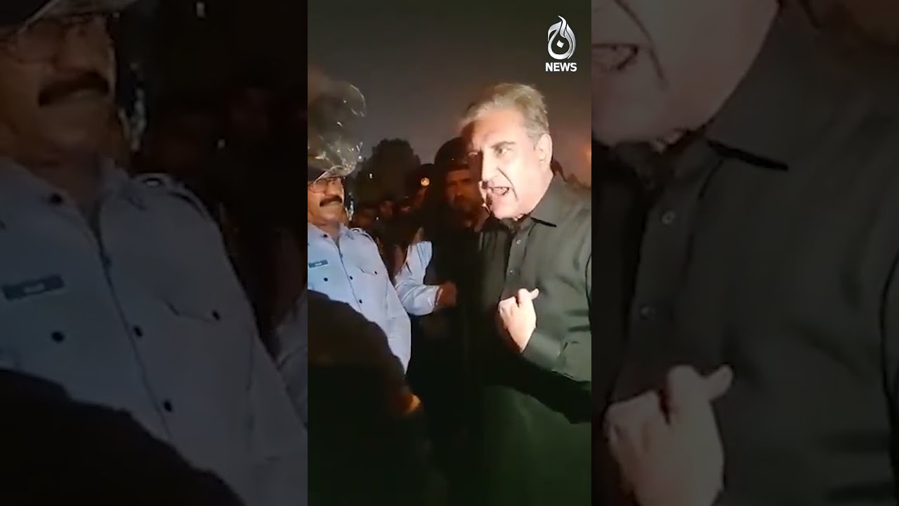 Shah Mehmood Qureshi was stopped by Islamabad Police from attending Farmer's protest |  #shorts