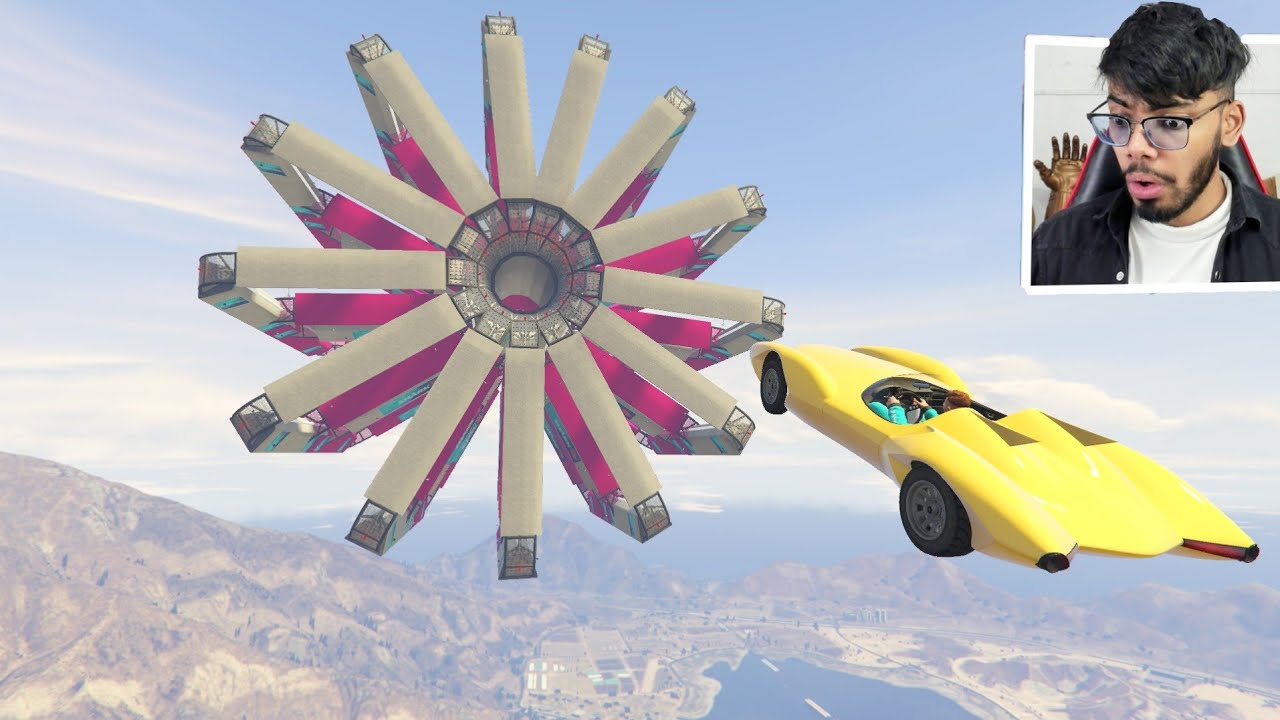 Only Chinese Level Players Win This 000.00023% Impossible Car Parkour Race in GTA 5!