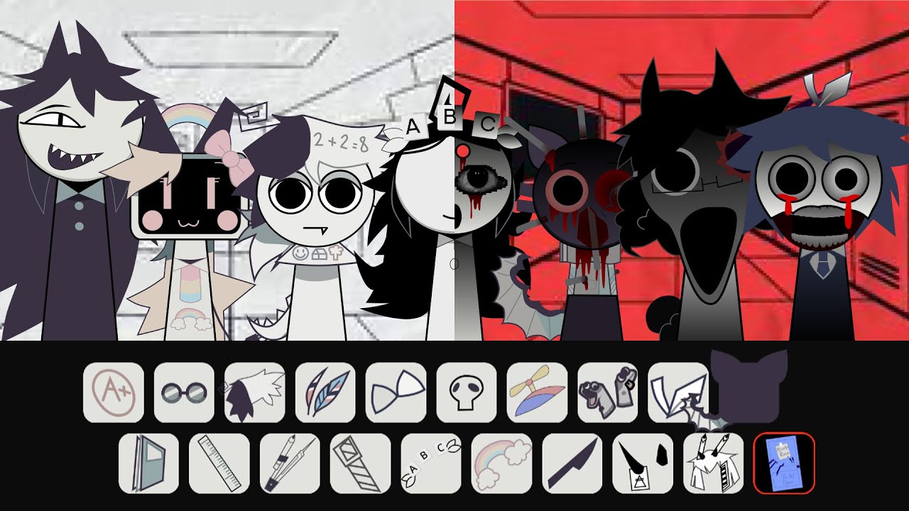 Sprunki x Fundamental Paper Education - FPE Basic in Behavior Sprunki Incredibox Cover