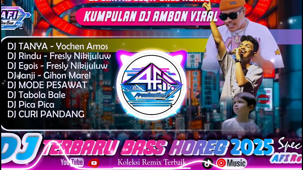 DJ AMBON TERBARU 2025 - DJ TANYA Yochen Amos - Rindu - Egois Fresly Nikijuluw - DJ MODE PESAWAT